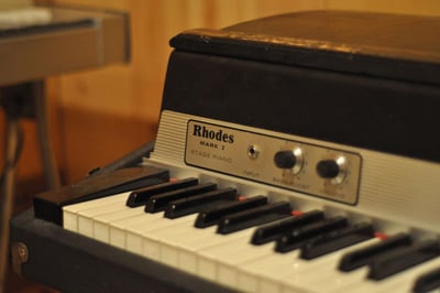 Fender Rhodes Dan Rudin Recording Studio Nashville